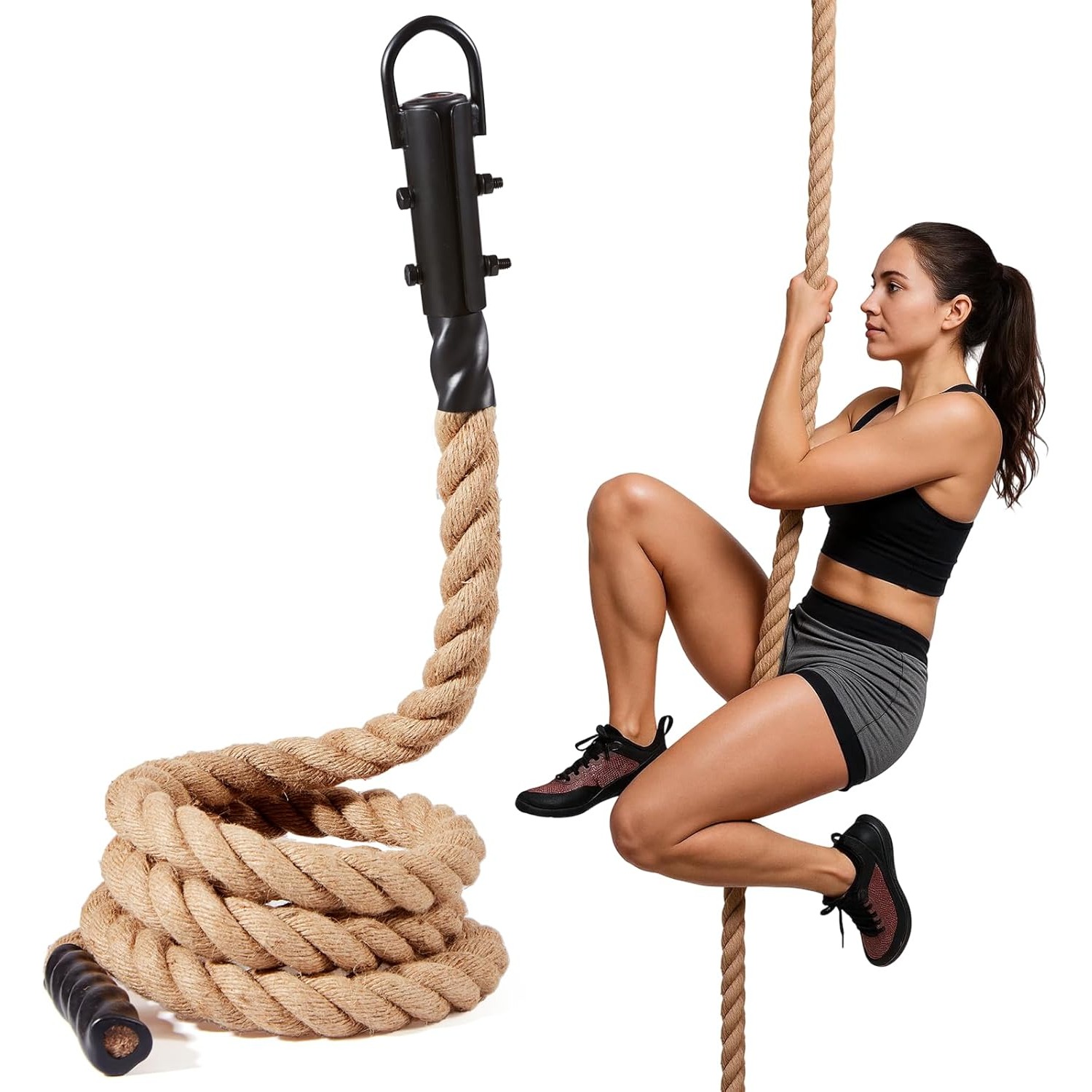 Home Gym Routine - حبل تدريب قوي 3.7 سم ×