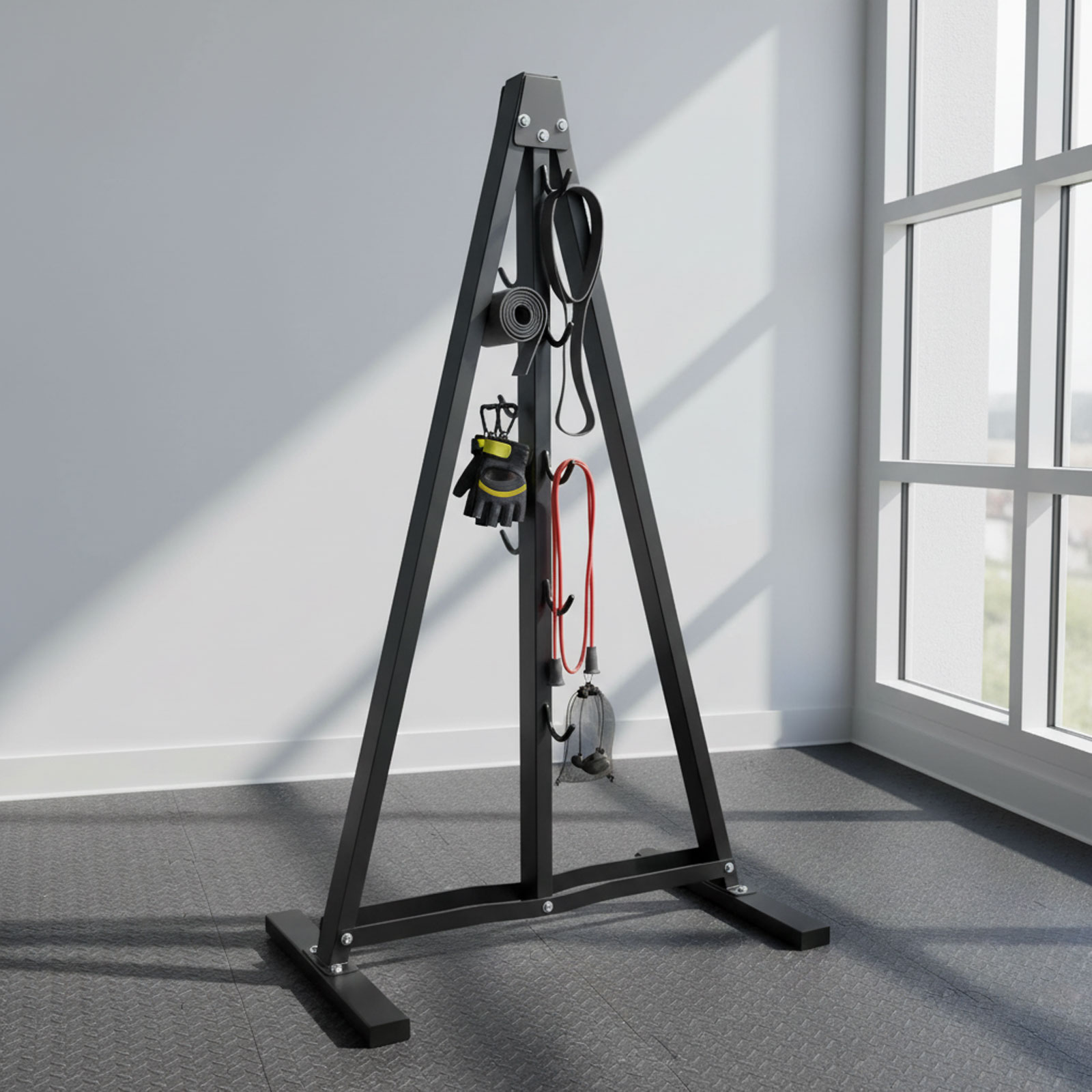 منظم قضبان السحب العلوي مع خطا - مراجعة Home Gym Routine وسعره