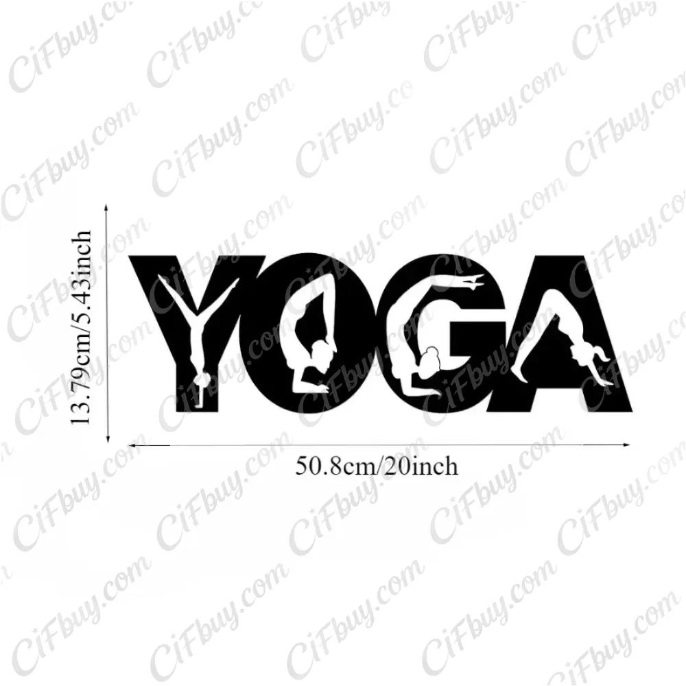 لوحة فنية معدنية لصوريات اليوغ - مراجعة Home Gym Yoga وسعره
